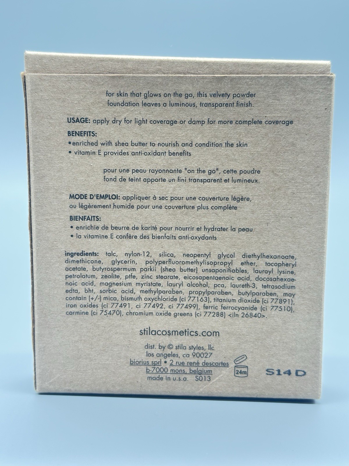Stila Illuminating Powder Foundation Refill Luminous – 10 Watts – 0.35 Oz New