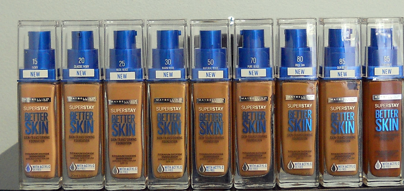 Maybelline Superstay Better Skin Transforming Foundation (Choose Color)