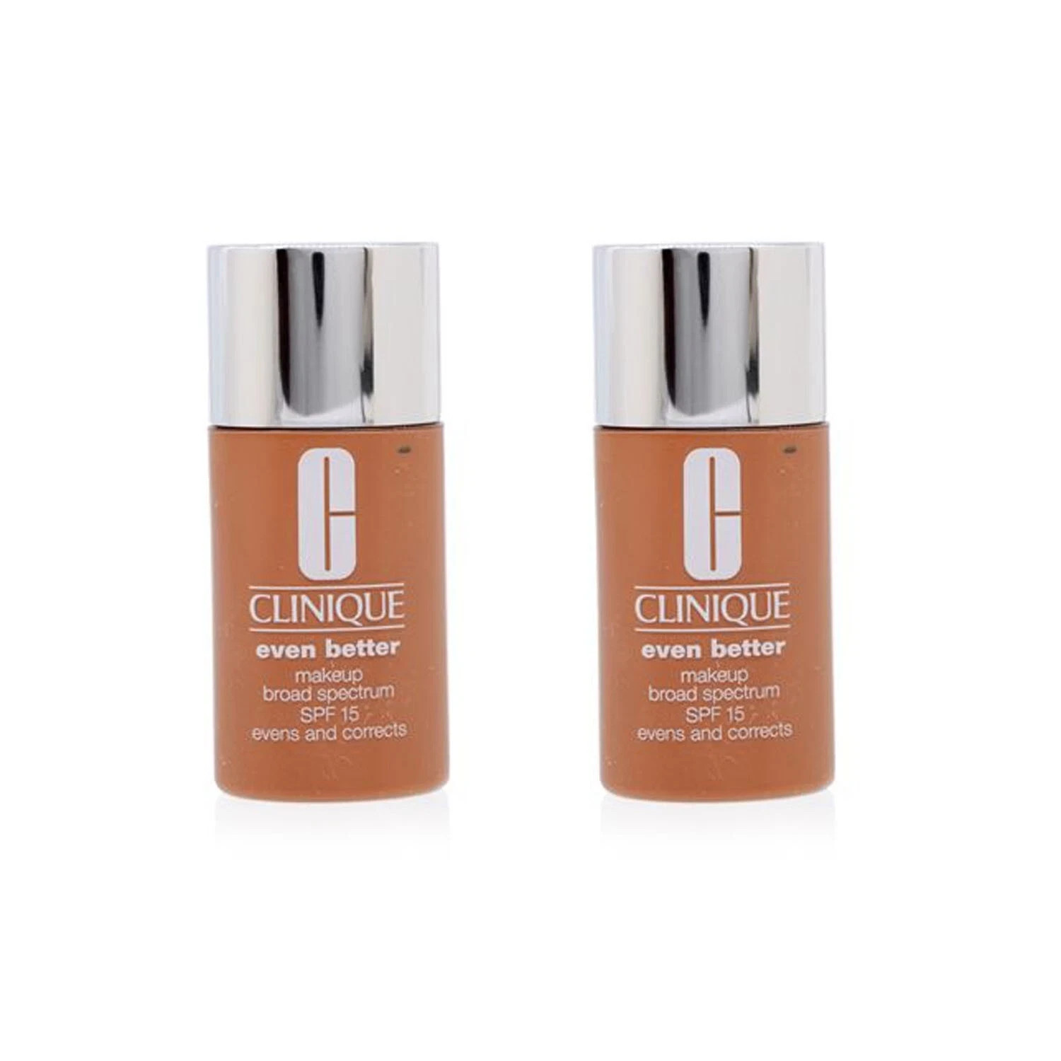 Clinique Even Better Foundation CN 113 Sepia | 2-Pack SPF 15 Liquid Face Makeup