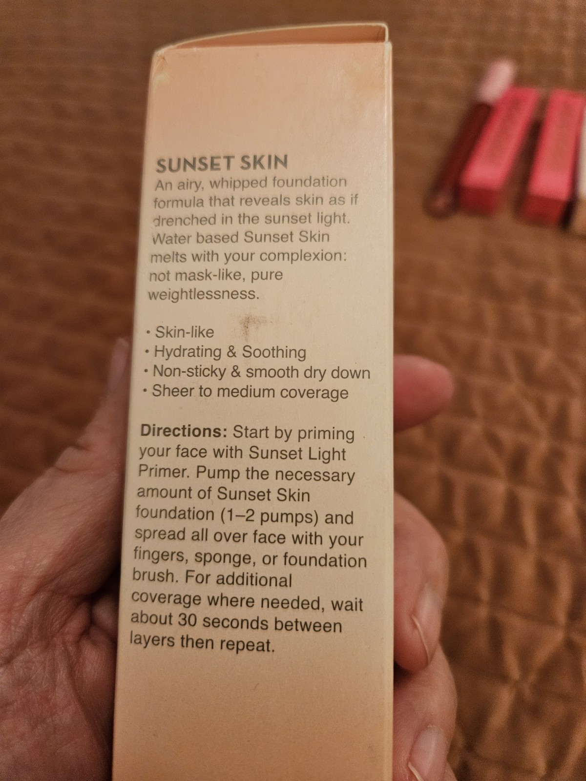 Veil Weightless Beauty Sunset Skin Foundation Light 2G, 1 fl. oz.