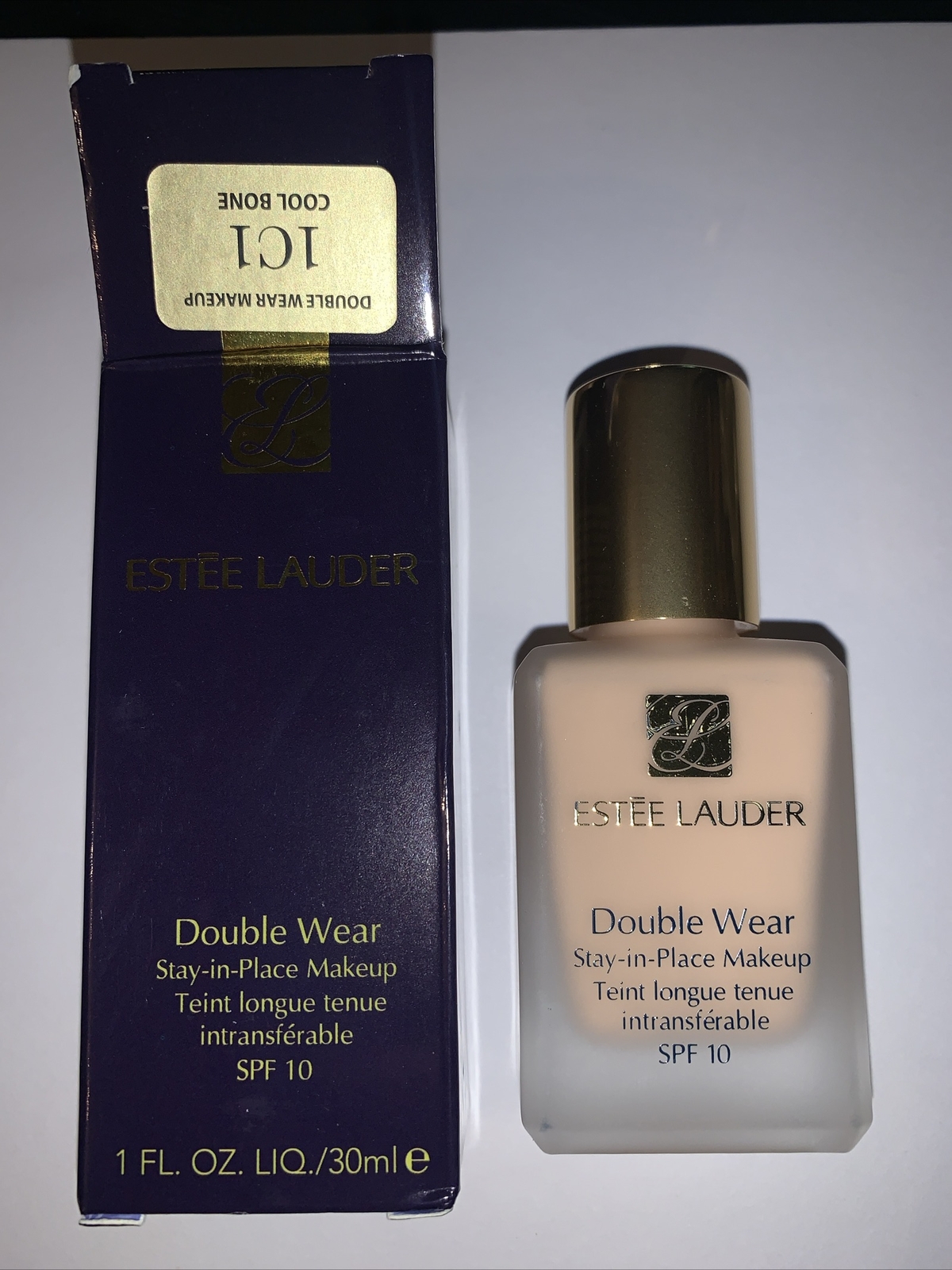 NEW Estee Lauder Double Wear Stay-in-Place Makeup Foundation 1C1 Cool Bone