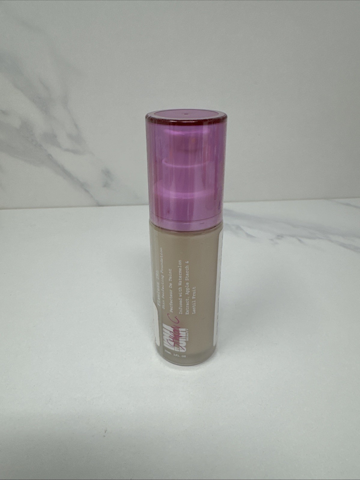 Uoma By Sharon C Flawless IRL Skin Perfecting Foundation WHITE PEARL T2 1 Fl Oz.