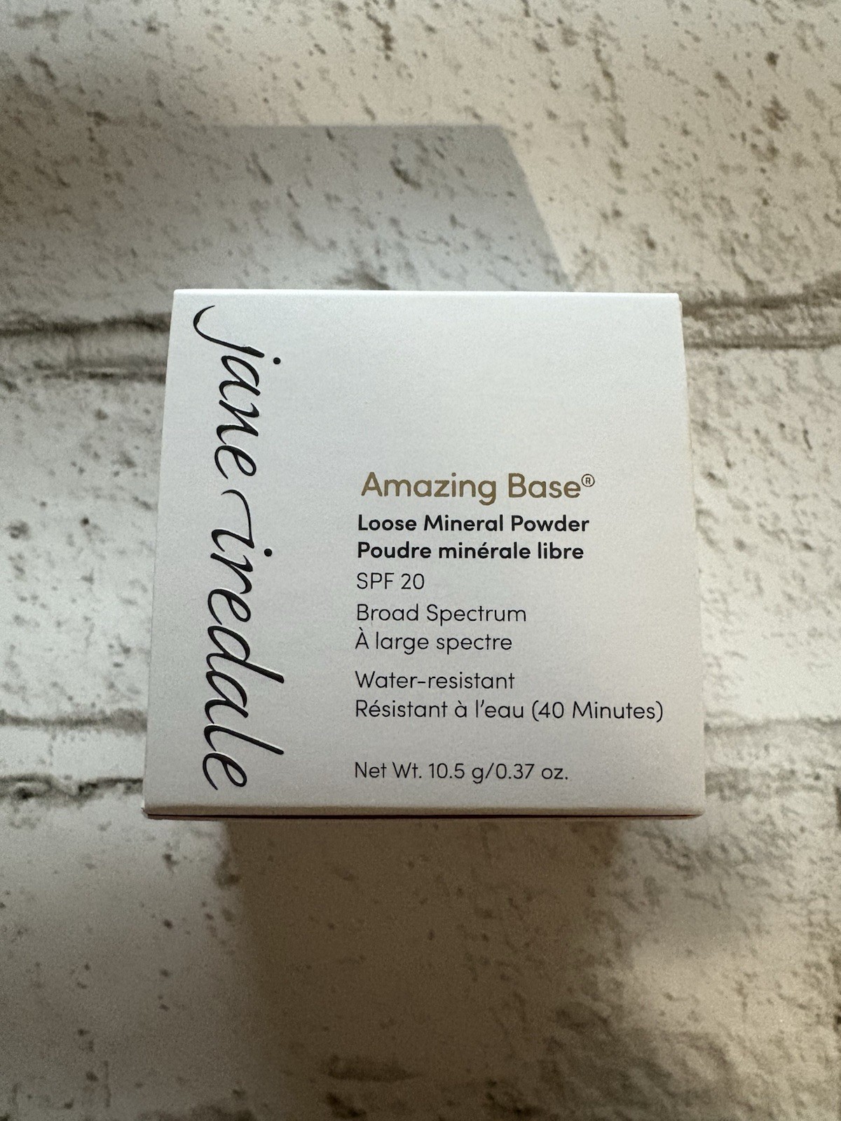 Jane Iredale Amazing Base Loose Mineral Powder SPF 20 NEW In Box 0.37 oz Suntan