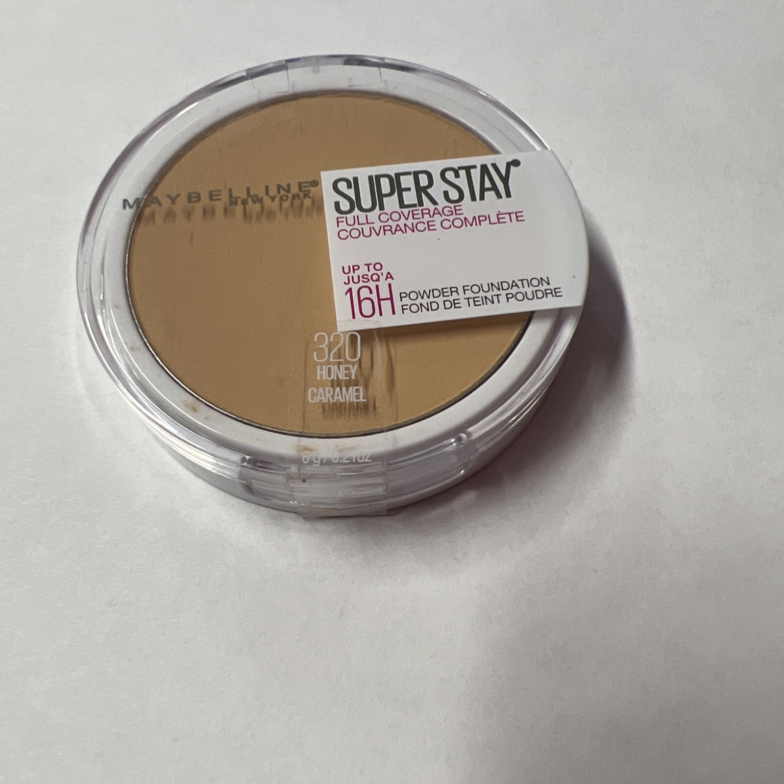 Maybelline Super Stay Full Coverage Powder Foundation Honey Caramel 320 Sealed