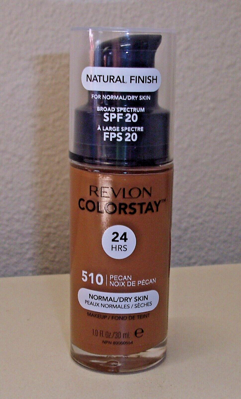 Revlon Colorstay 24 Hrs 510 Pecan Foundation Normal/Dry Skin Natural Finish
