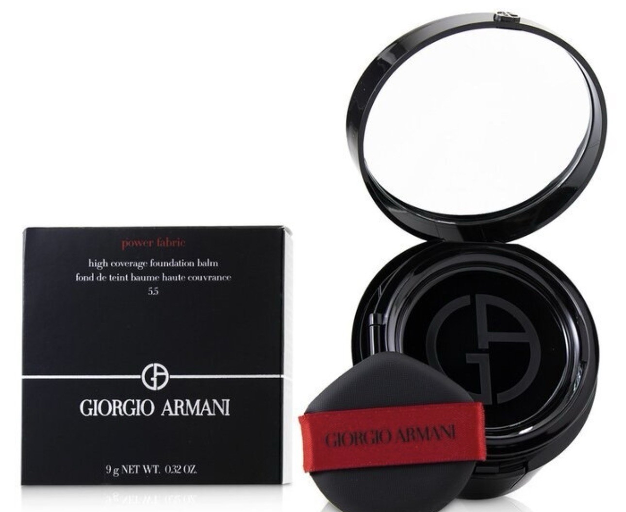 giorgio armani power fabric high coverage compact foundation balm