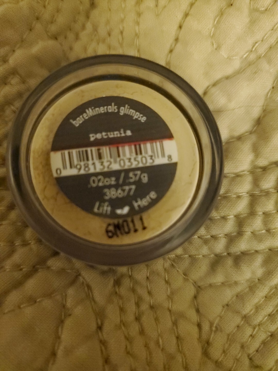 Bare Escentuals BareMinerals -glimpse Petunia .02oz New