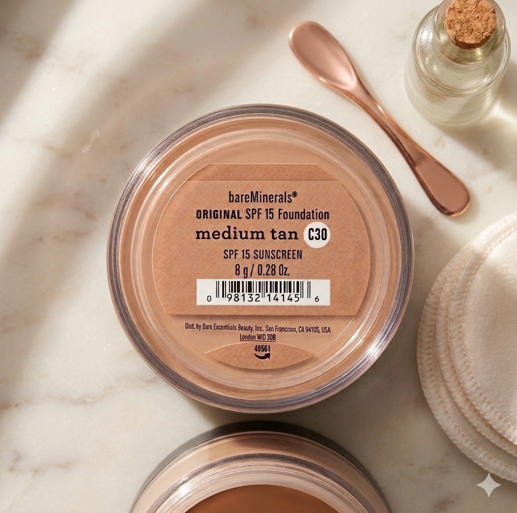 Bare Minerals Original Loose Powder Foundation SPF 15 Medium Tan C30 8g