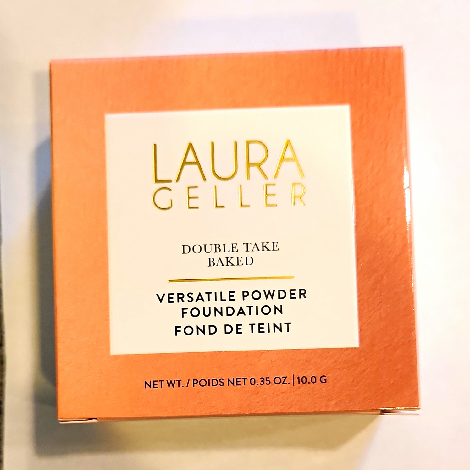 Laura Geller Double Take Baked Foundation Medium Matte Pressed Powder 0.35 oz