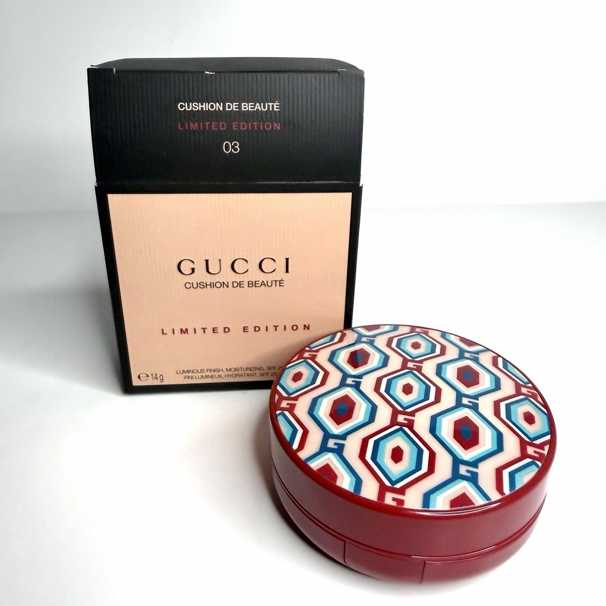 Gucci Cushion De Beaute Foundation – Shade 03 SPF 20- Full Size NIB