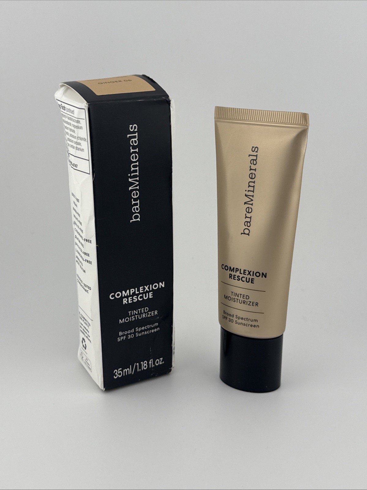 bareMinerals Complexion Rescue Tinted Hydrating Gel Cream- Ginger 06– 1.18oz New