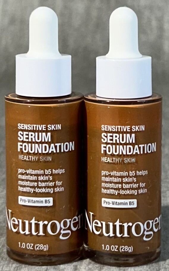 Neutrogena Healthy Skin Sensitive B5 Skin Serum Foundation DEEP 02 – 2 bottles
