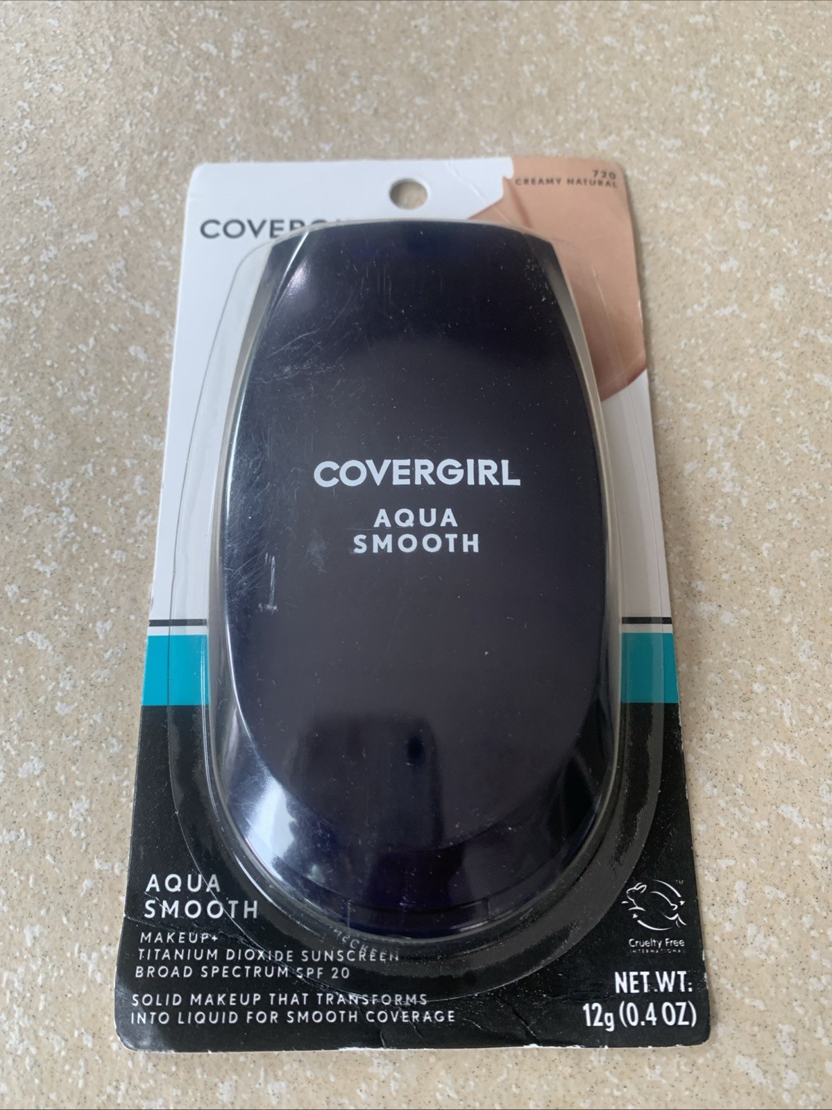 Covergirl Aqua Smooth 720 Creamy Natural Foundation Makeup Aquasmooth Exp 2027