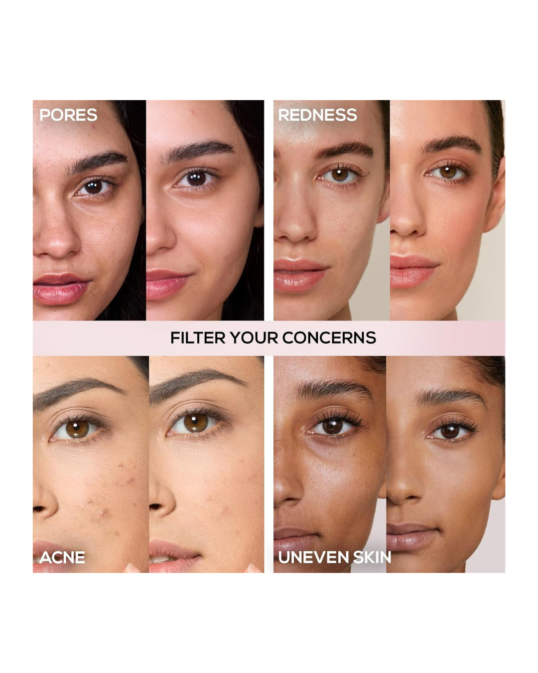 RENEE Bollywood Filter Blurring Liquid Foundation- Hazel Hush Full Coverage,30ml