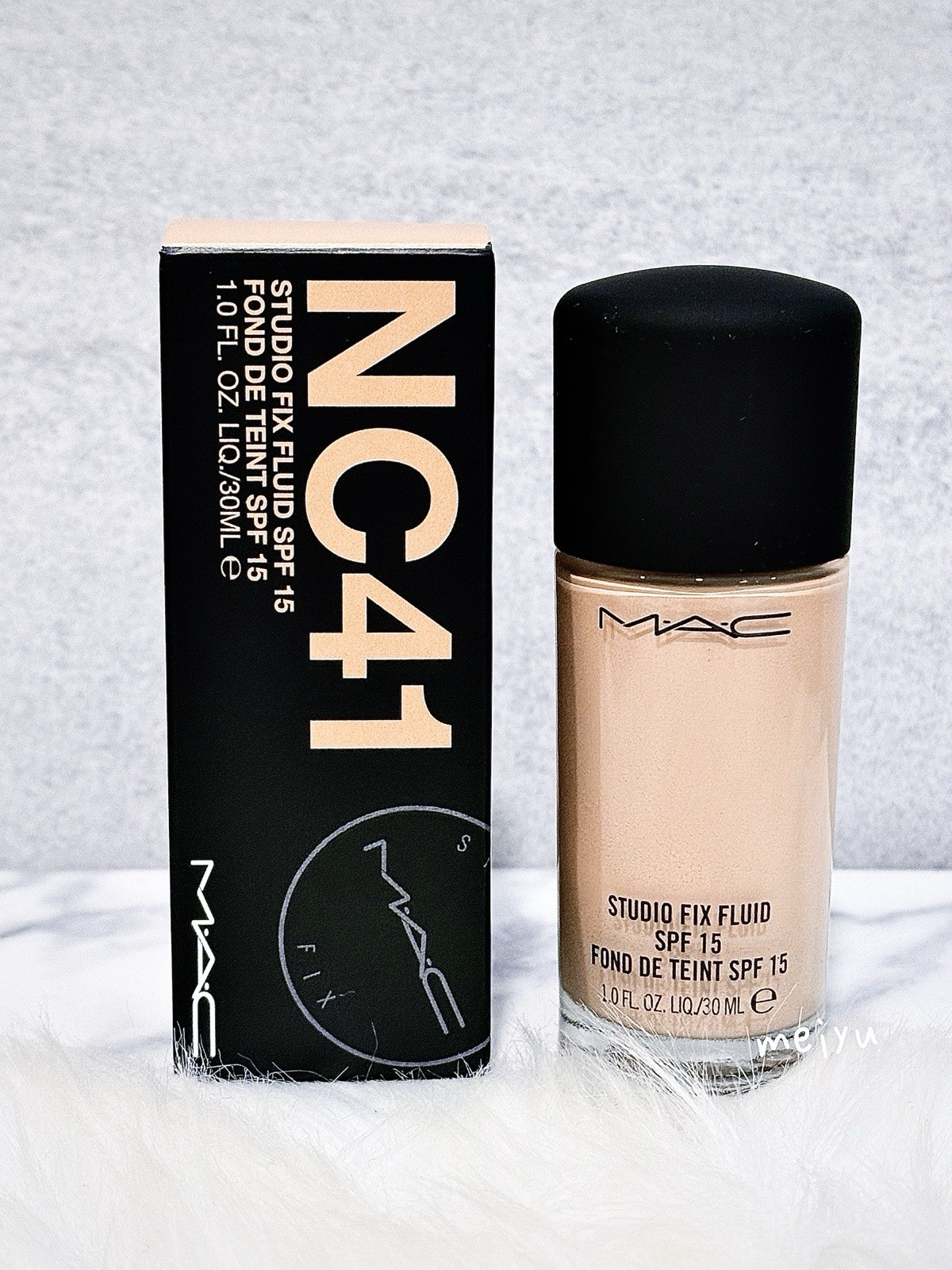 MAC Studio Fix Fluid Foundation SPF 15, NC41, Full Size 1oz/30mL, New In Box
