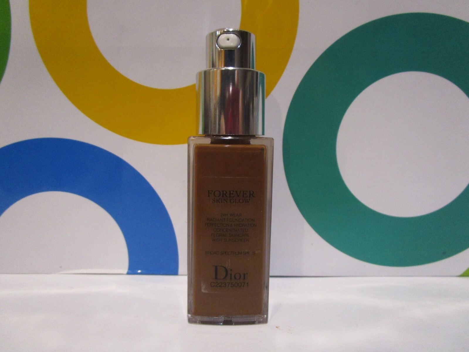 CHRISTIAN DIOR ~ FOREVER 24 H WEAR RADIANT FOUNDATION ~ GLOW 7 W ~ 0.67 OZ