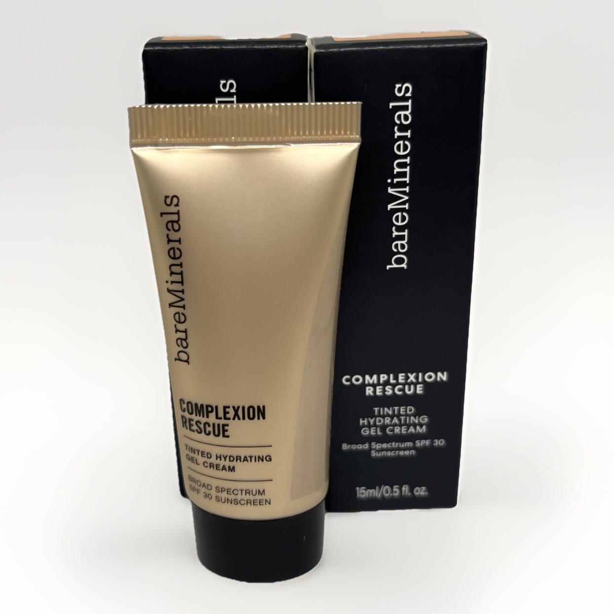 2 bareMinerals Complexion Rescue Tinted Hydrating Gel Cream Buttercream 03 0.5oz