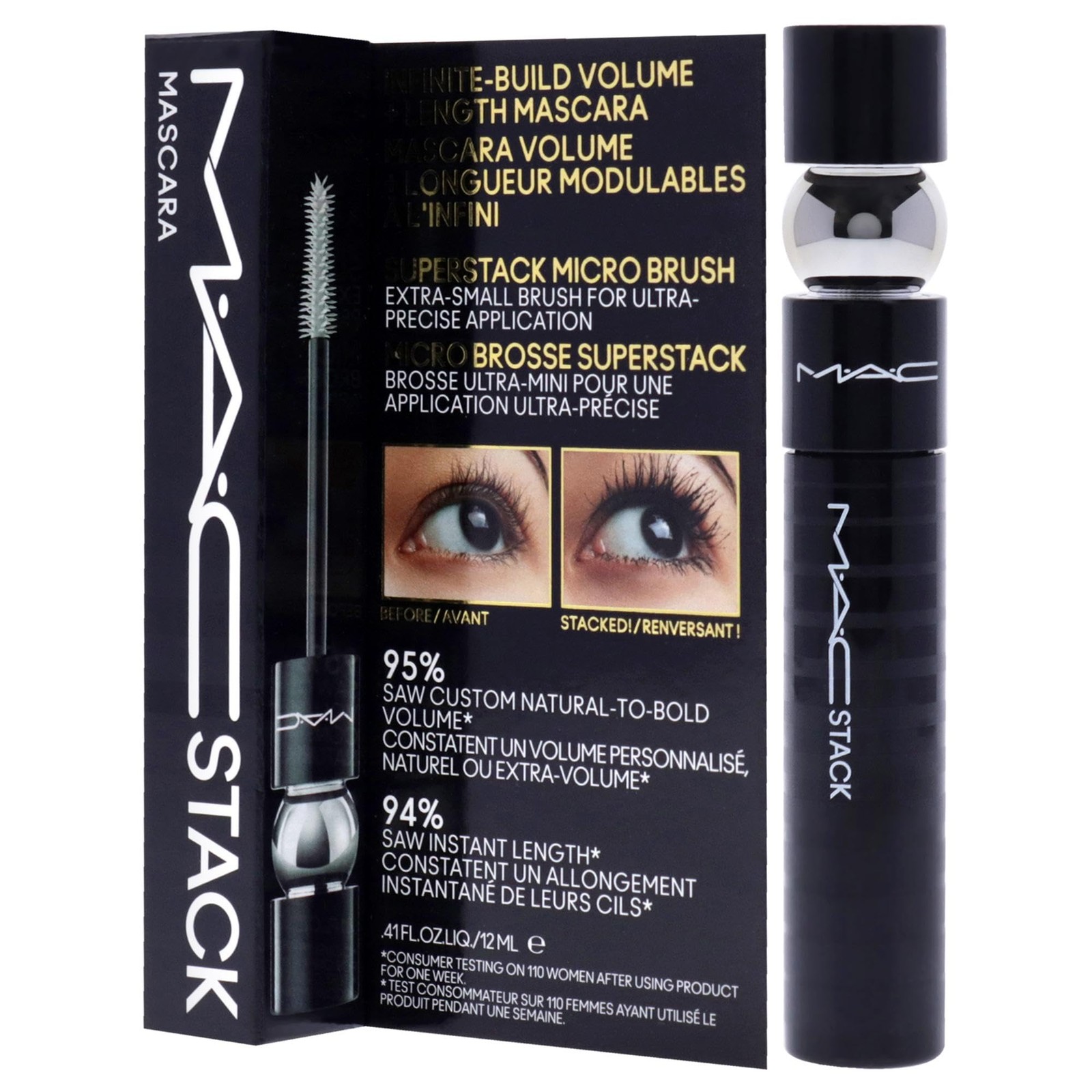 Stack Mascara Superstack Micro Brush Mascara Women 0.41 oz
