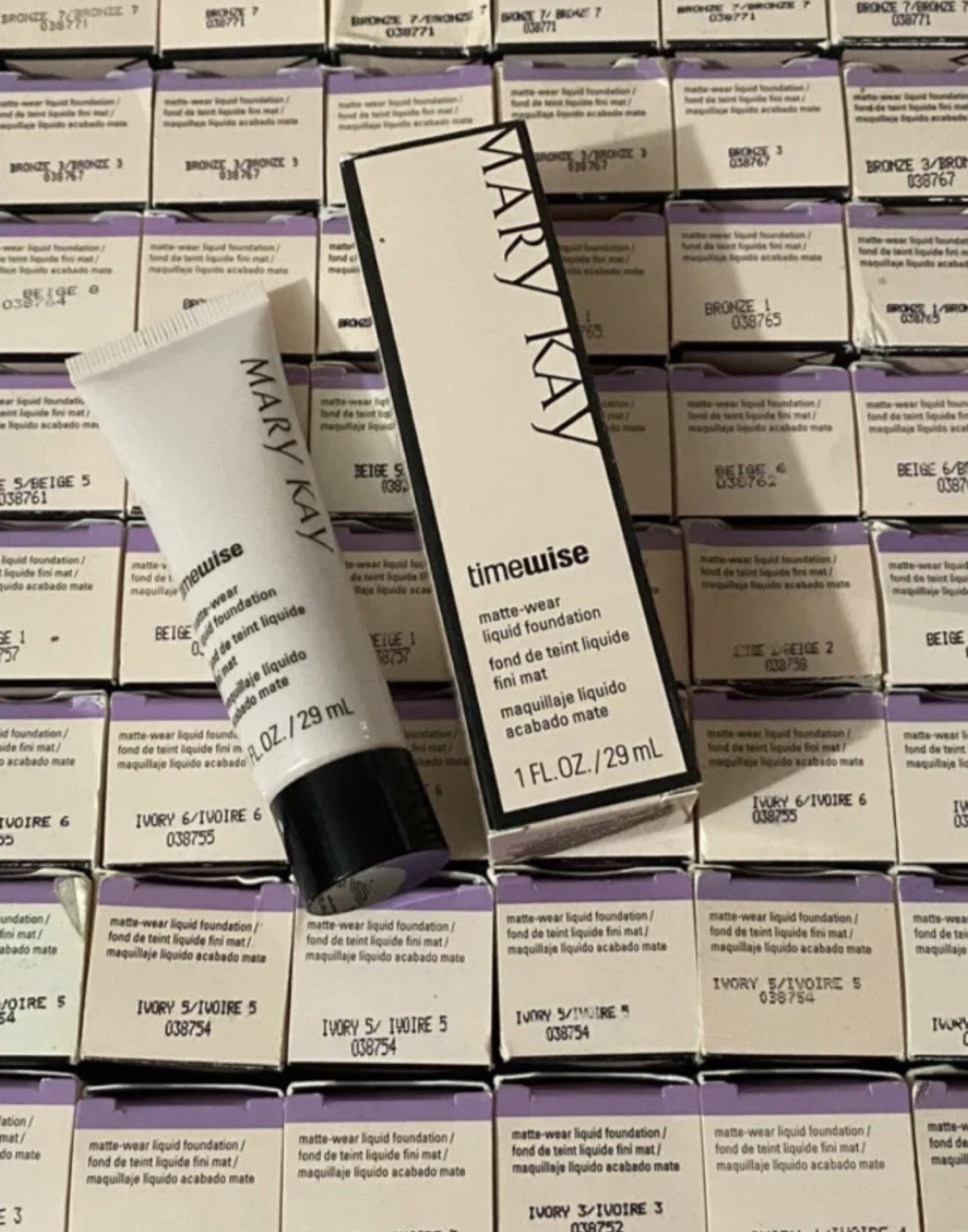 Mary Kay Timewise Matte-Wear Liquid Foundation Beige 7 Combination Oily Skin 1oz