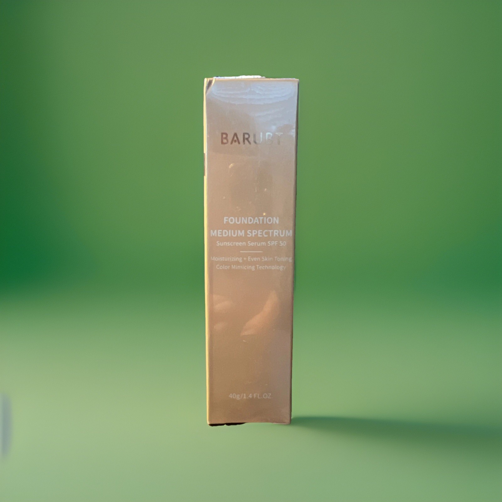BARUET Foundation Medium Spectrum SPF 50, Moisturizing Formula 1.4 fl oz
