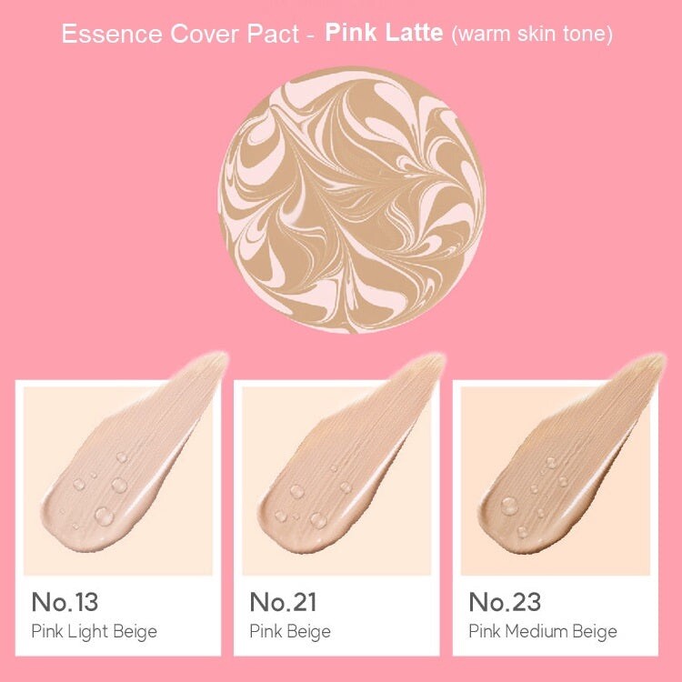 AGE20’s Essence Cover Pact Pink Latte Refill 12.5g(#21 Pink Beige)/US Seller
