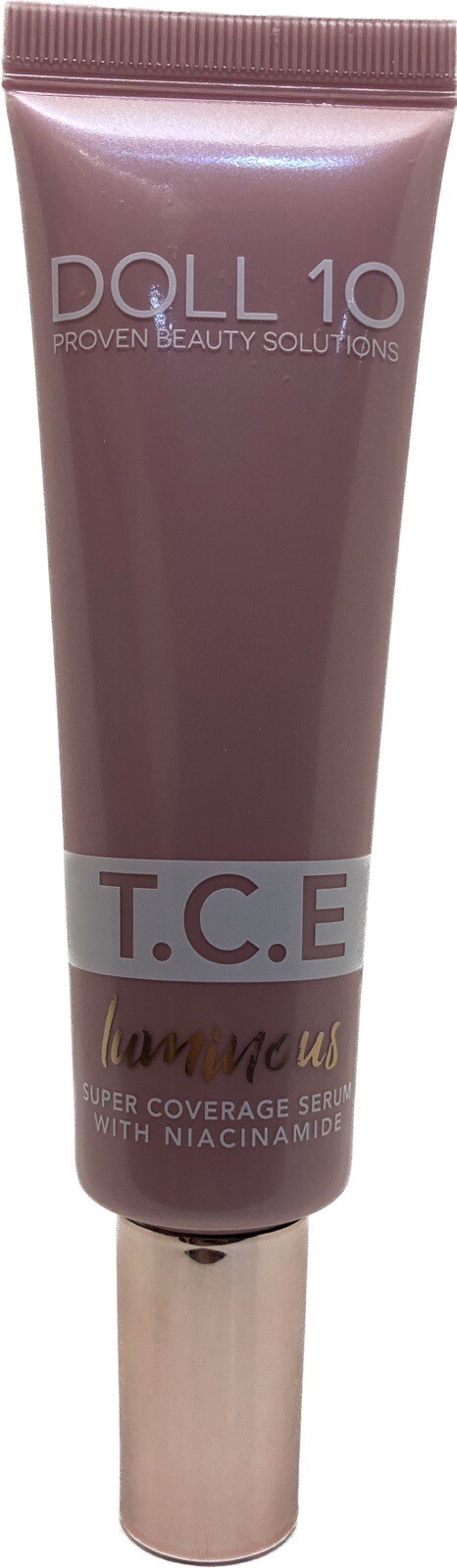 New Doll 10 T.C.E Luminous Super Coverage Serum Deep/Rich 1oz. w/ Niacinamide