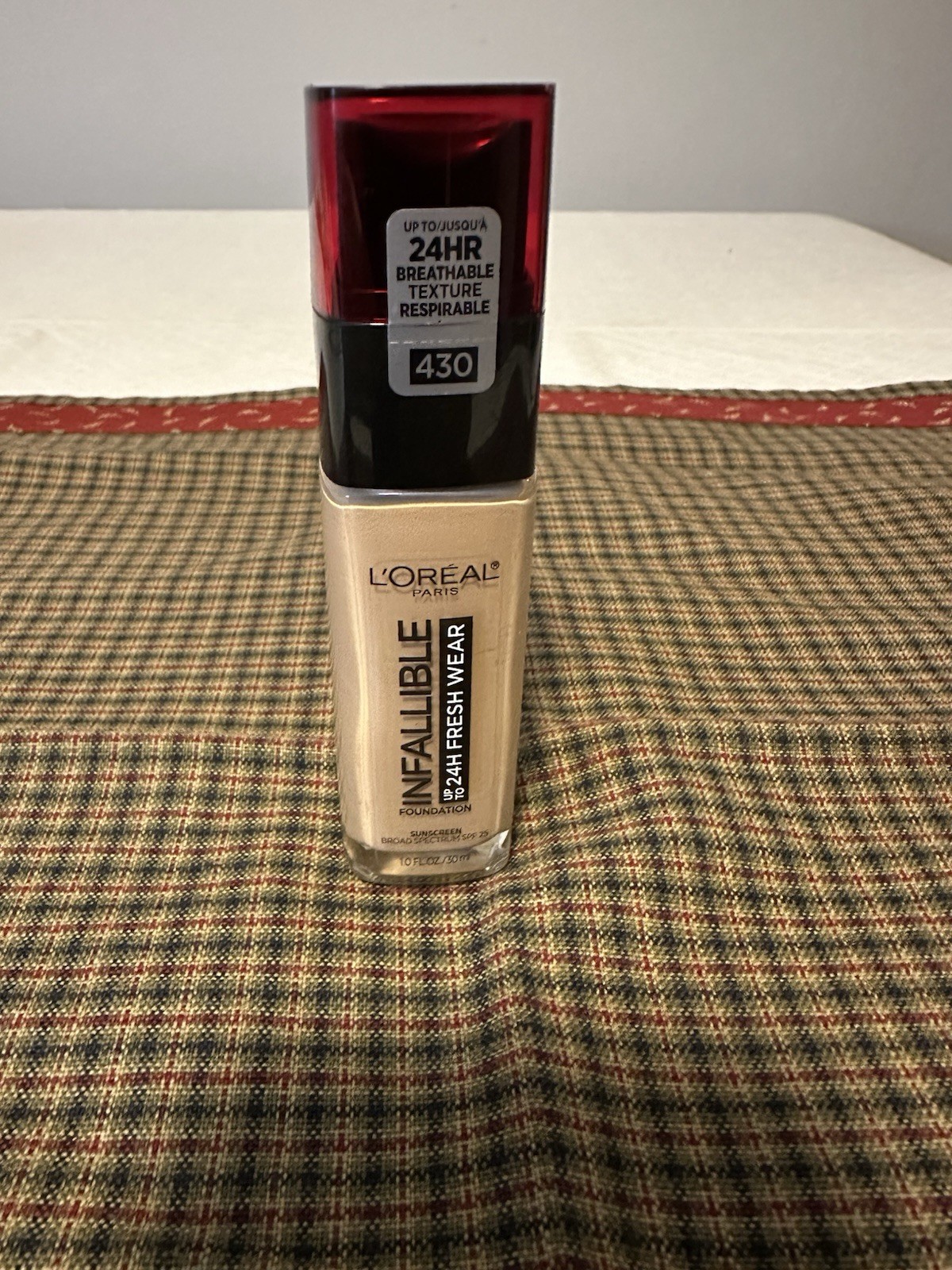 LOREAL Infallible 24hr Fresh Wear Foundation 430 Ivory Buff 1 Oz Exp 6/2024
