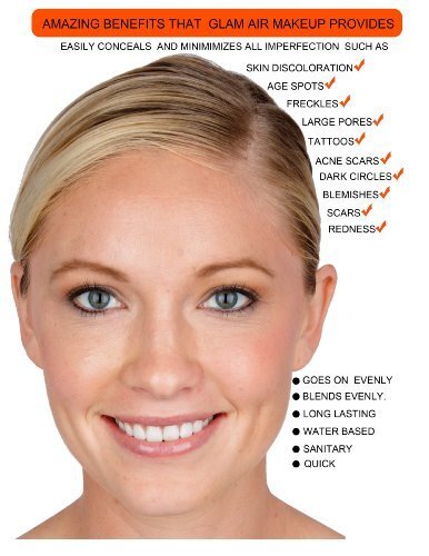 Glam Air Full Coverage Foundation Makeup Normal to Oily Skin 16 Shades