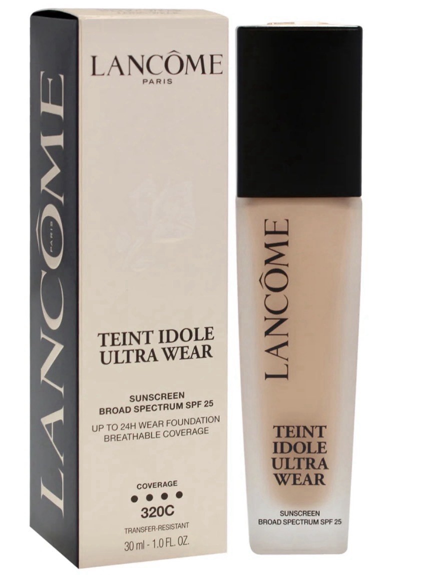 LANCOME TEINT IDOLE ULTRA WEAR FOUNDATION SHADE 320C NEW IN BOX 1.0 OZ