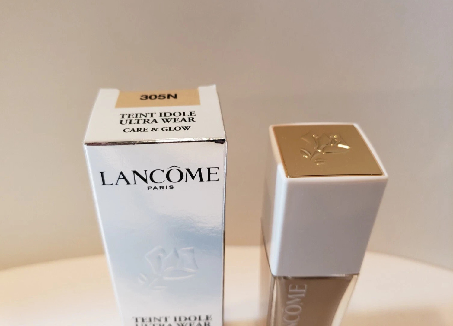 Lancome Teint Idole Ultra Wear Care & Glow Foundation ~ 305N ~ SPF 27 ~ Exp2027+