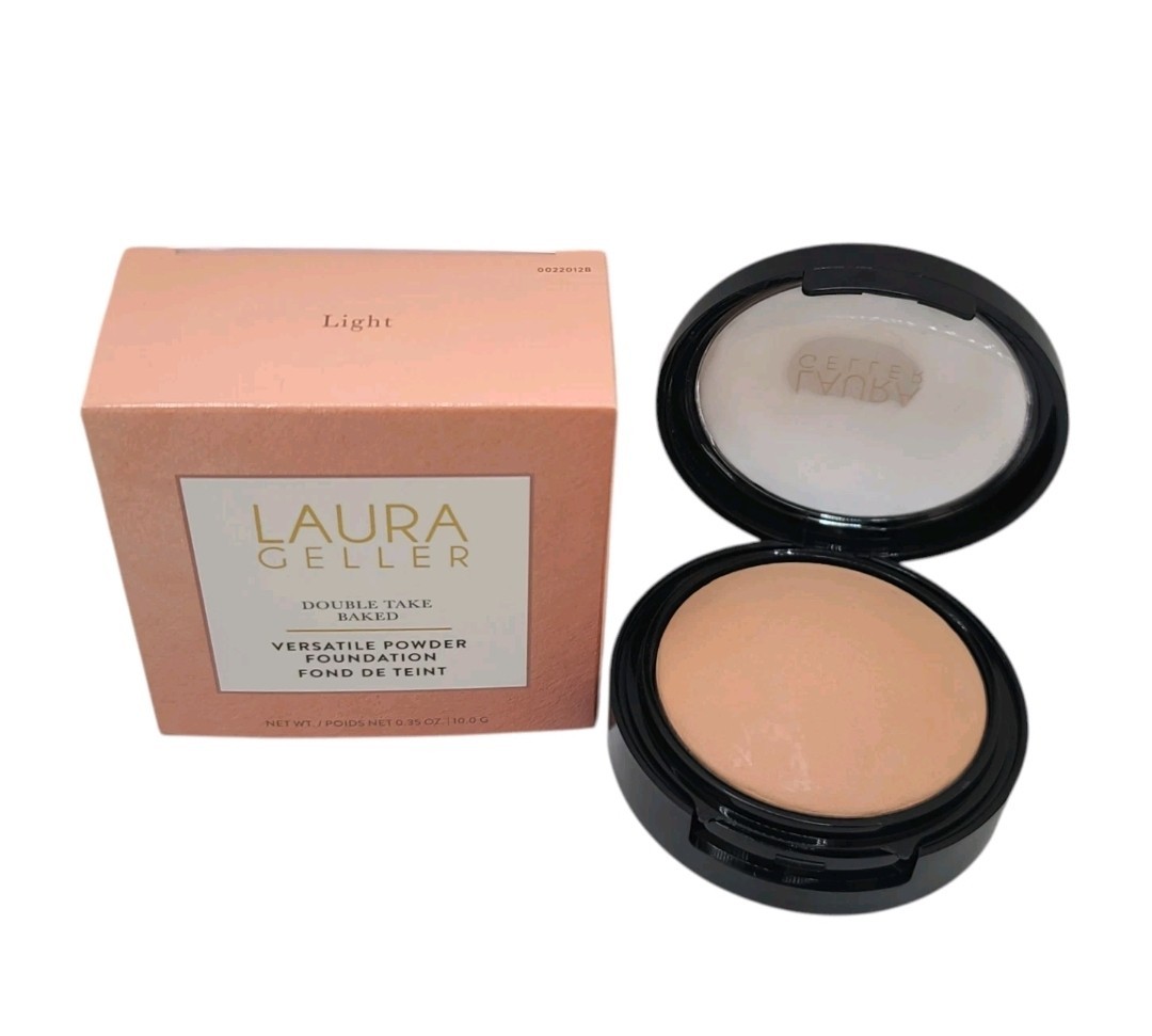 Laura Geller Double Take Baked Versatile Powder Foundation Light 0.35 oz