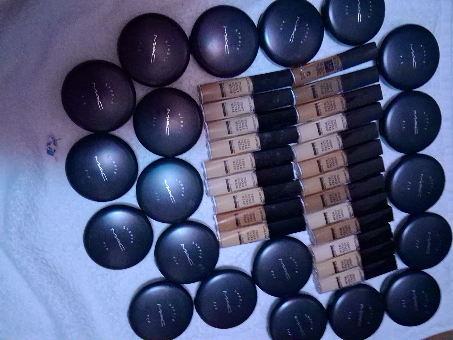Lancome Idole Ultra Wear Concealer And Mac Studio Foundation All Shades