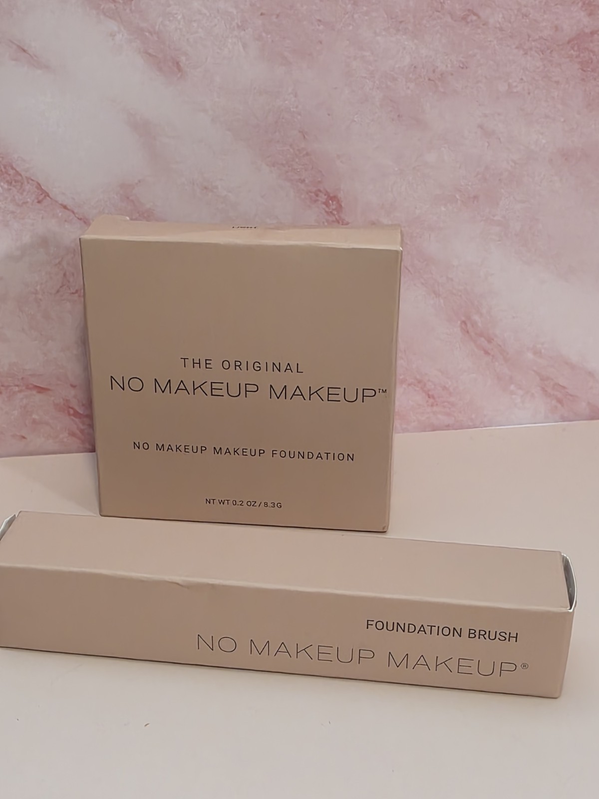No Makeup Makeup Foundation Light Buildable Matte Cream 0.2 oz Brush MPN 375