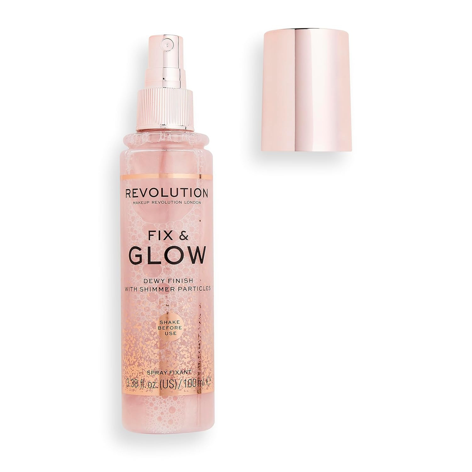 Fix & Glow Fixing Spray, Illuminating & Hydrating, Vegan & Cruelty-Free, 3.38 Fl