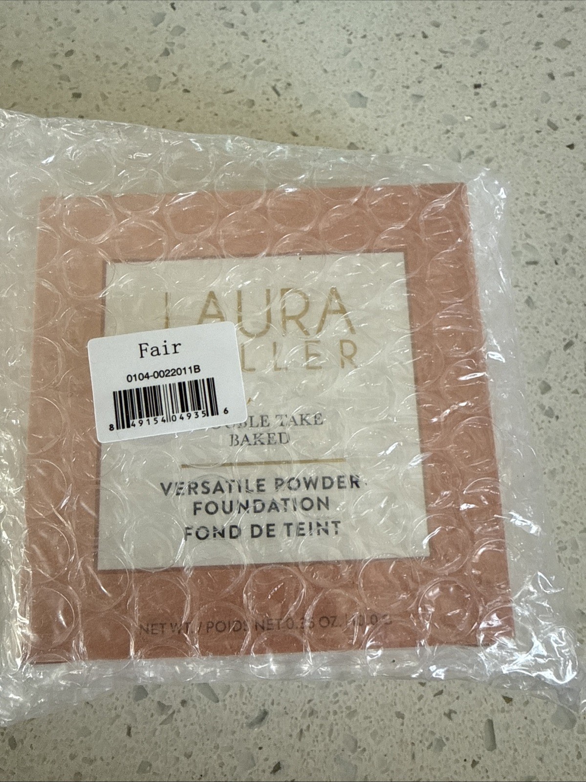 Laura Geller Double Take Baked Versatile Powder Foundation fair 0.35oz newsealed
