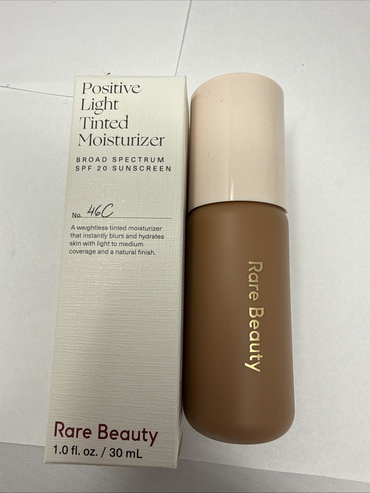 Rare Beauty *46C* Positive Light Tinted Moisturizer 1 Oz NIB FULL SIZE NOS
