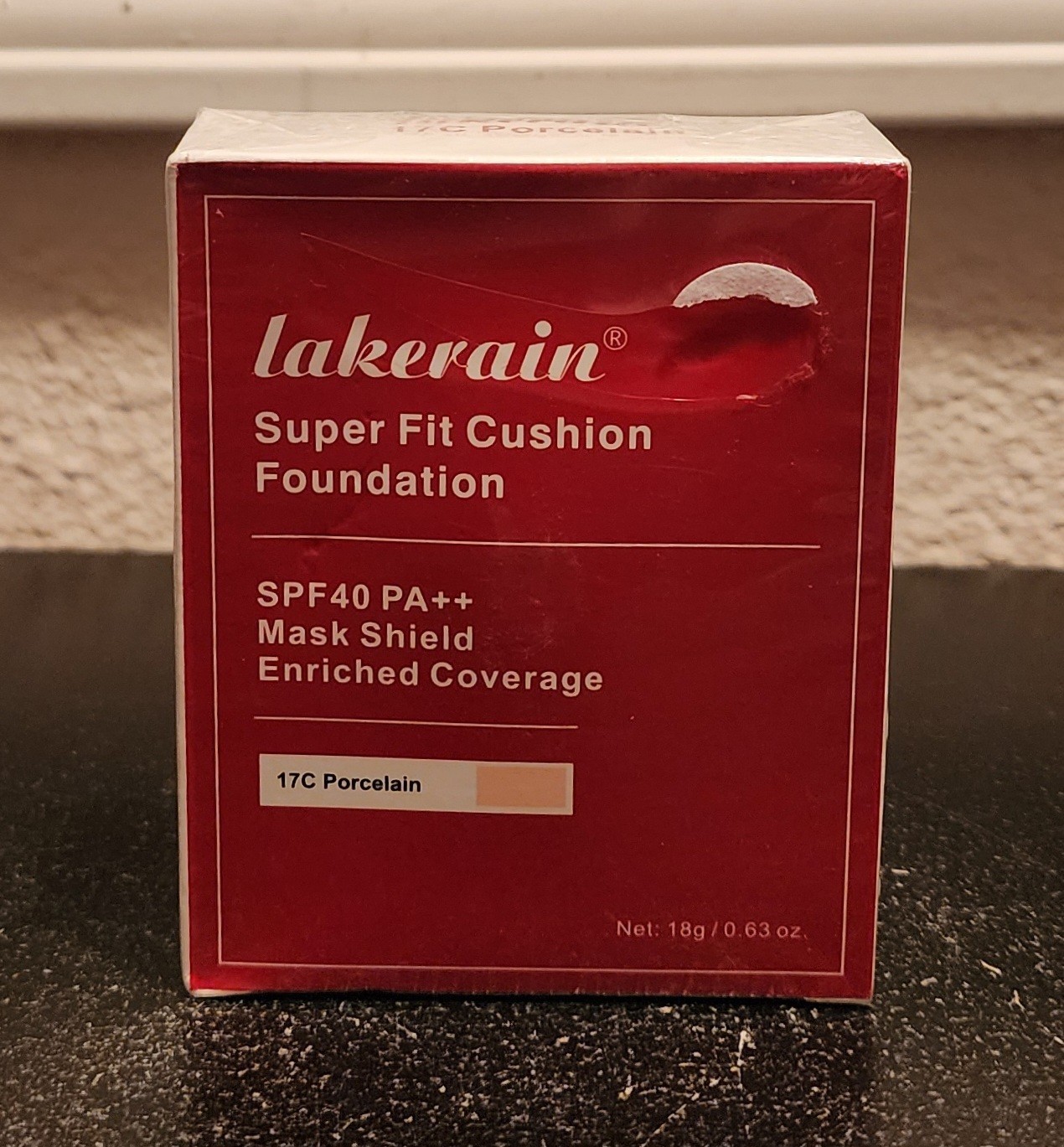 Lakerain Super Fit Cushion Foundation SPF40 PA++ 17C Porcelain Exp. 06/04/2027