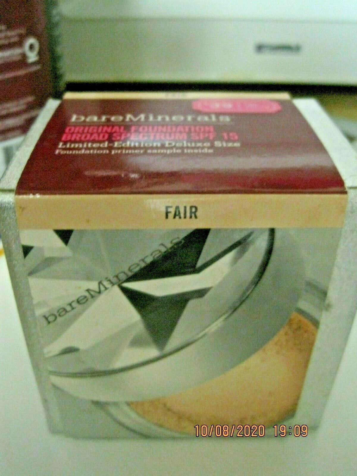 Bare Escentuals bareMinerals Deluxe Foundation “Fair” 16g New in Holiday Box!