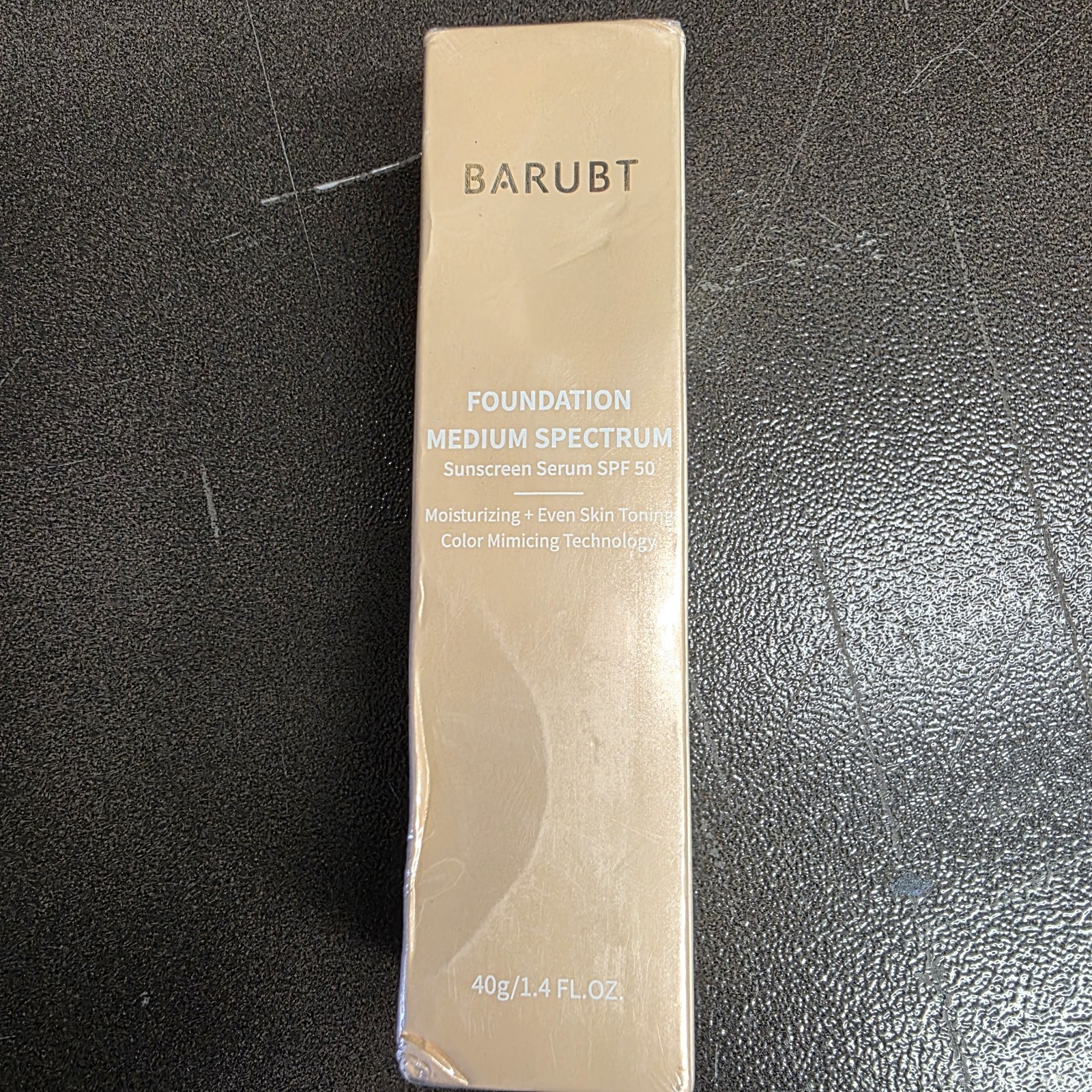 3 x Barubt Foundation Medium Spectrum Sunscreen Serum SPF 50 1.4oz NEW