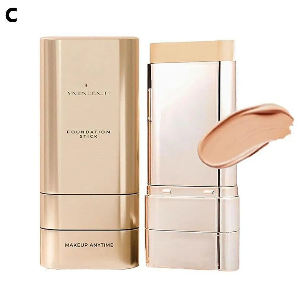 1pc Luminous Dual-Ended Concealer Foundation Stick 3-in-1 Korean Makeup Tool