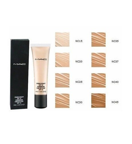 MAC Studio Sculpt Foundation SPF 15 NC 15 Fair Beige Neutral 1.3oz 40ml BOX