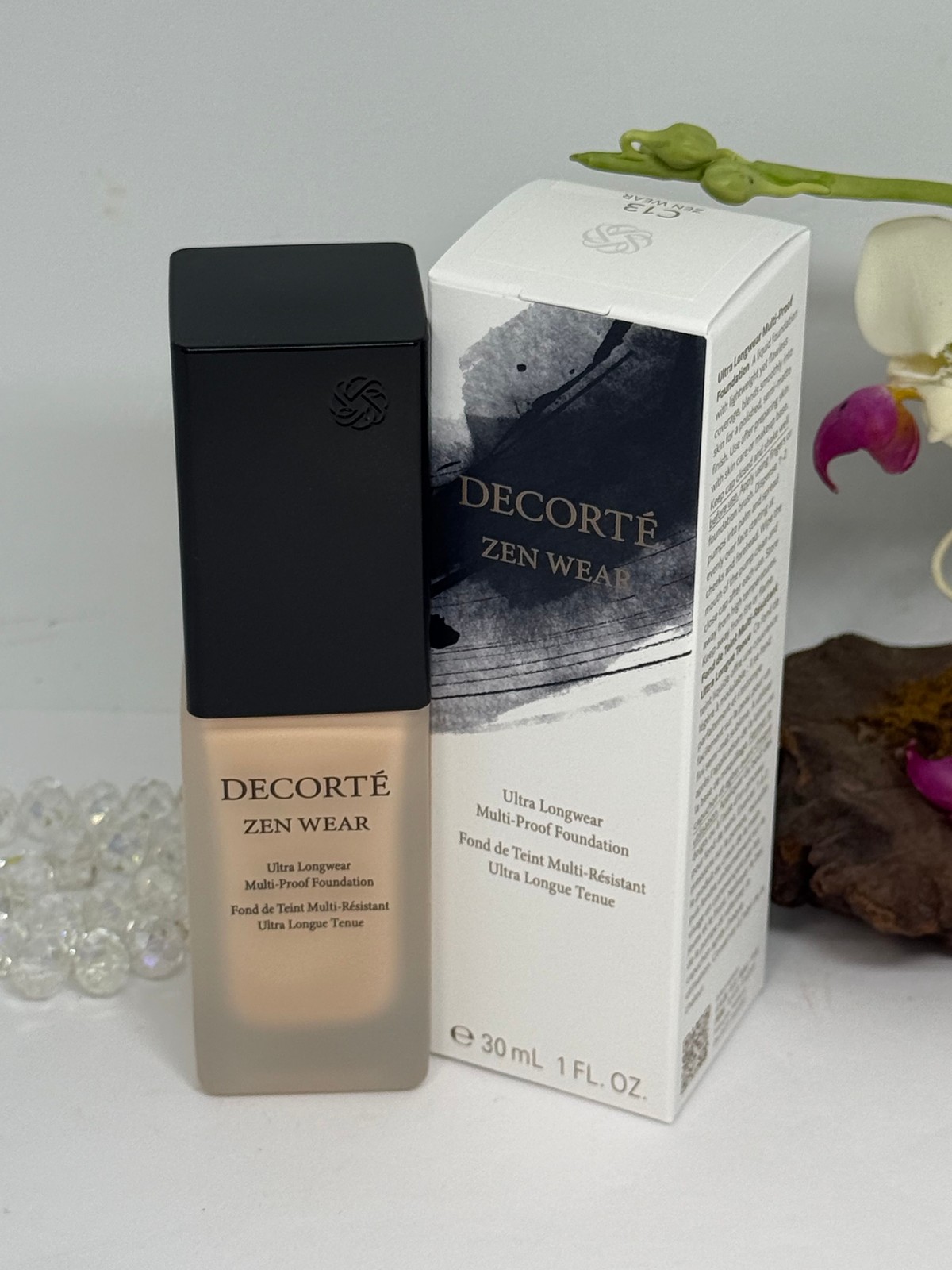 Decorte Zen Wear Ultra Longwear Multi-Proof Foundation – C13 – 1 fl oz – NIB