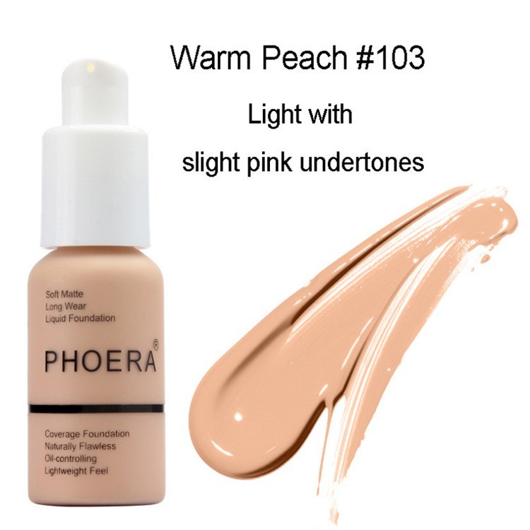 Soft Matte Long-Lasting Liquid Foundation, Full Coverage Face Makeup