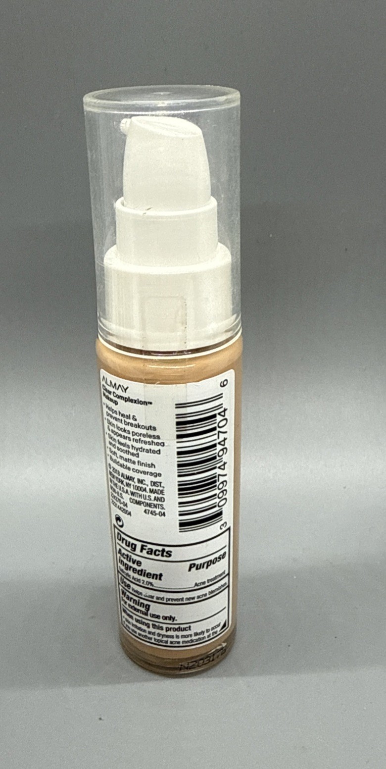 Almay Clear Complexion Makeup Make Myself Clear (1oz / 30mL) 400 Neutral
