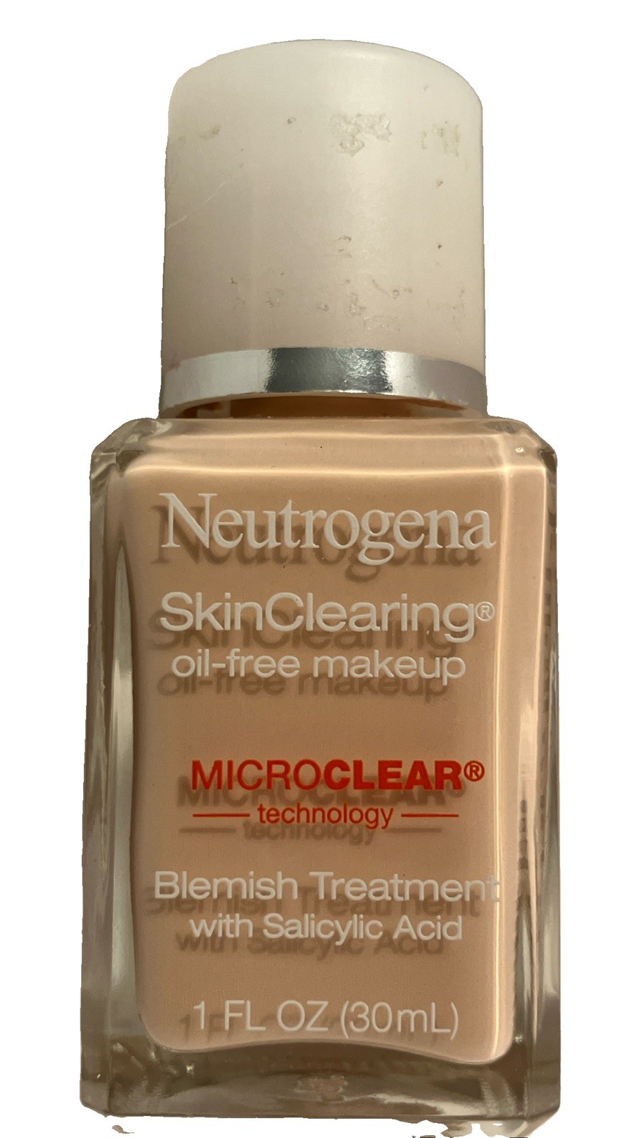 Neutrogena SkinClearing Oil-Free Makeup Blemish Treatment #20 Natural Ivory 1 oz