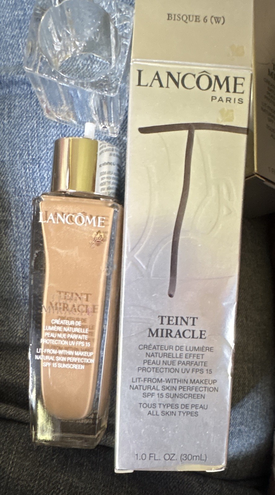 Lancôme Teint Miracle Liquid Foundation Bisque 6 (W) SPF 15 1 fl oz
