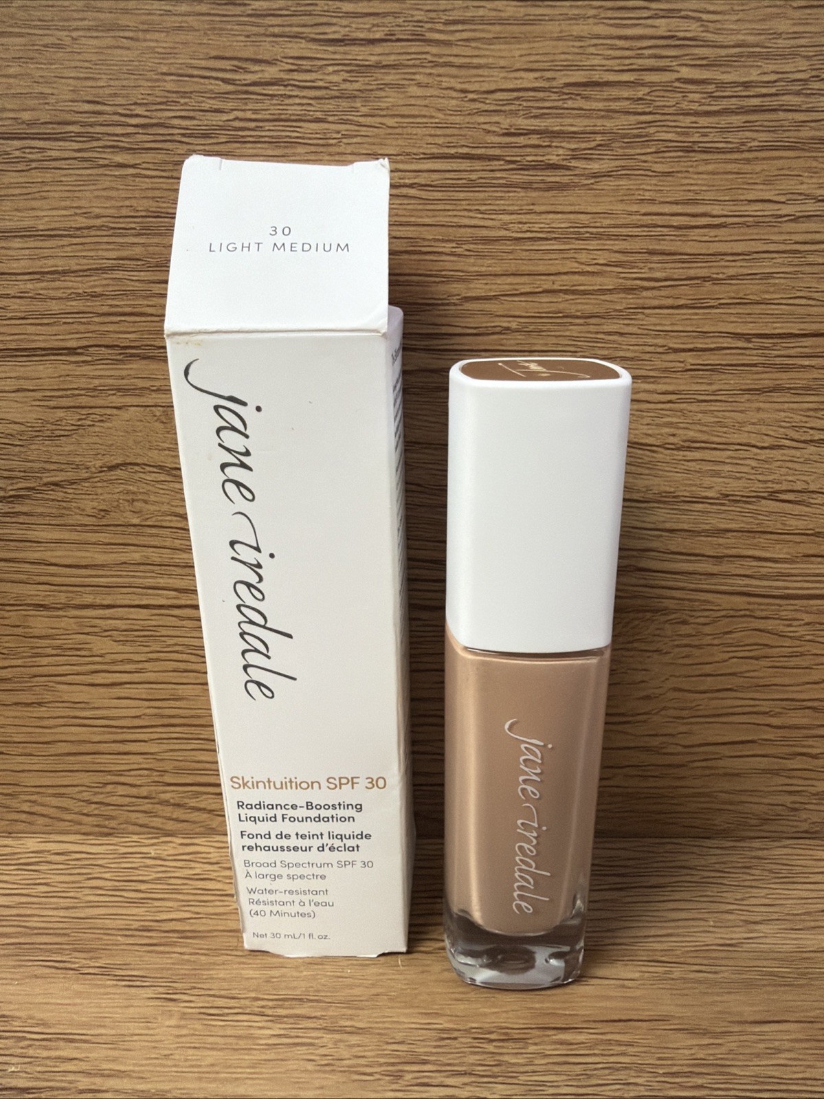 Jane Iredale Skintuition SPF30 30ml 1oz – 30 Light Medium Exp 01/27