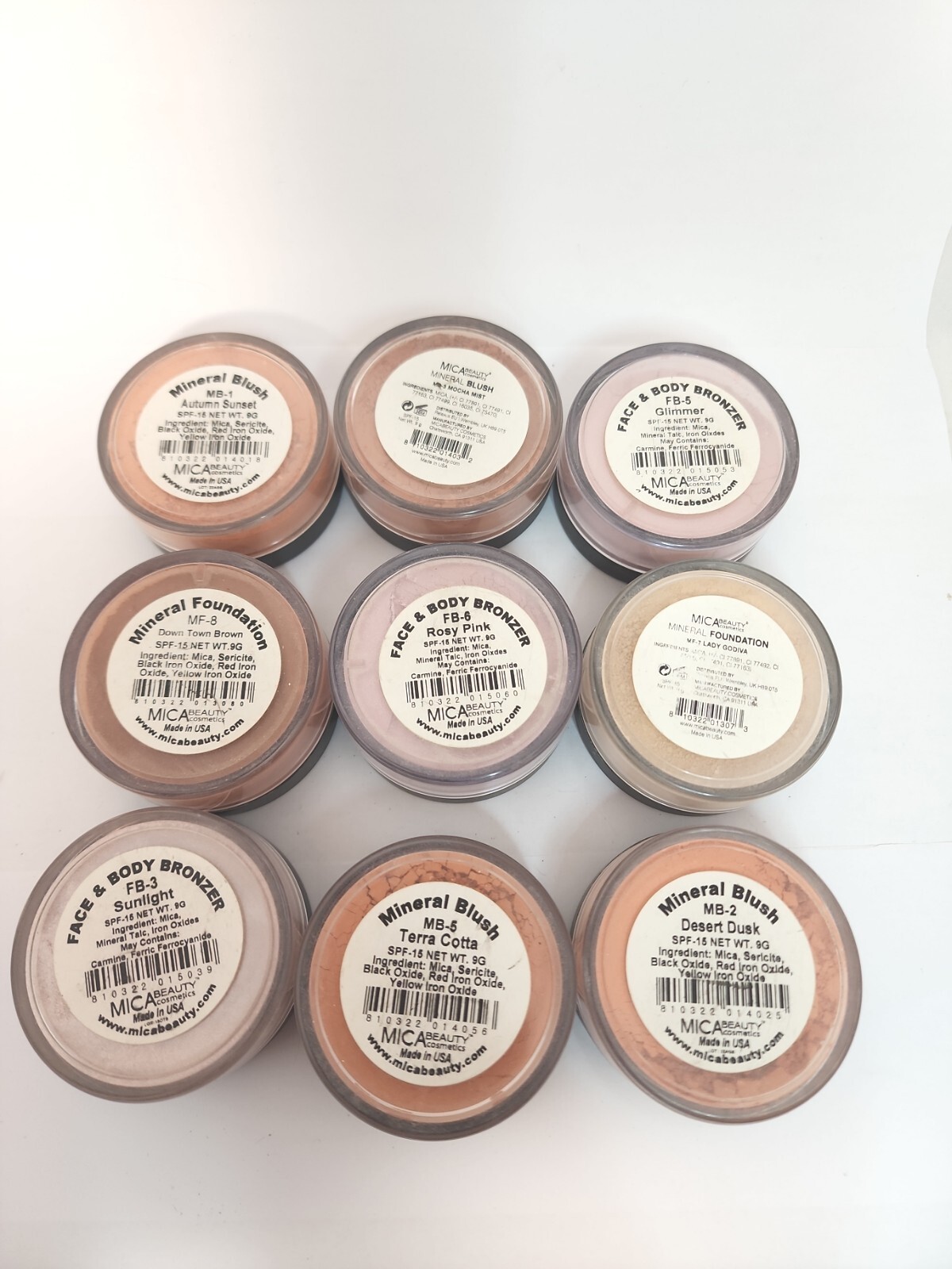 Large Collections Mineral Blush, Mineral Foundation Face & Body Bronzer