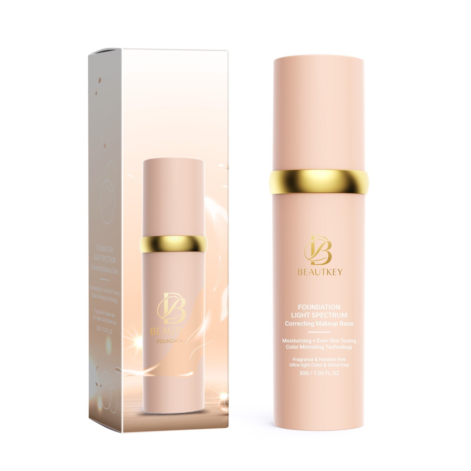 Foundation 4 in 1 – Light Spectrum, Color Changing Foundation SPF 50+ For Women