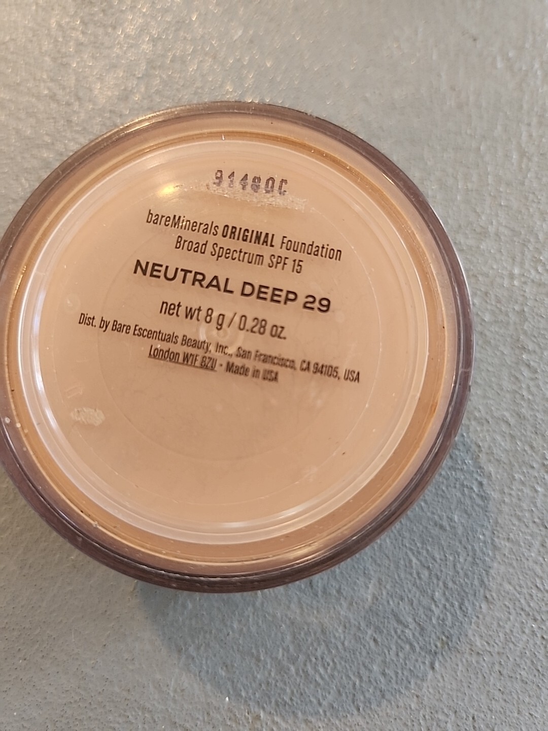 Bareminerals Original Neutral Deep 29 Foundation Broad Spectrum Spf 15 New